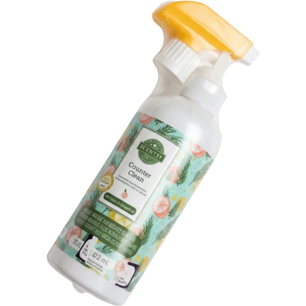 Scentsy Counter Clean Evergreen & Grapefruit Multi-Surface Spray 16oz New